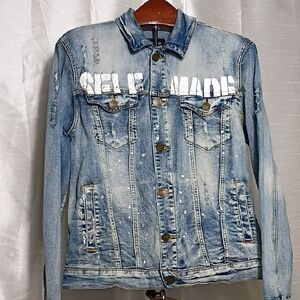 Spark Men's Blue Denim Jacket Size L‎
